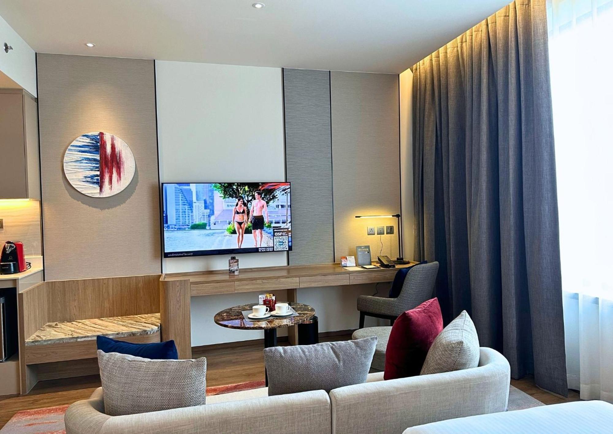 Ascott Embassy Sathorn Bangkok Hotel Exterior photo A living room in a hotel